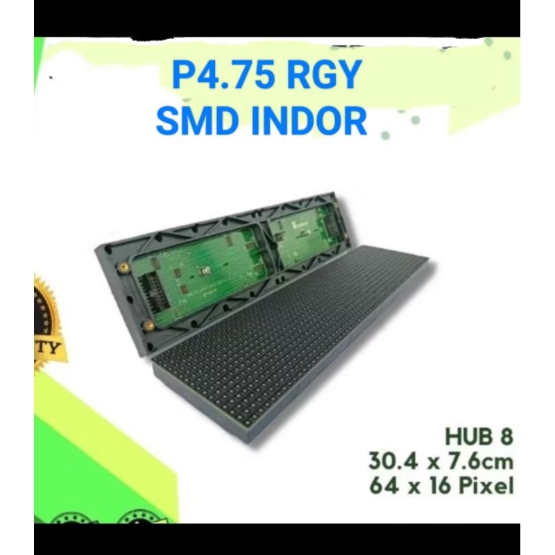 Jual PANEL LED P4.75 RGY LED SMD Display Module 64x16cm | Shopee Indonesia