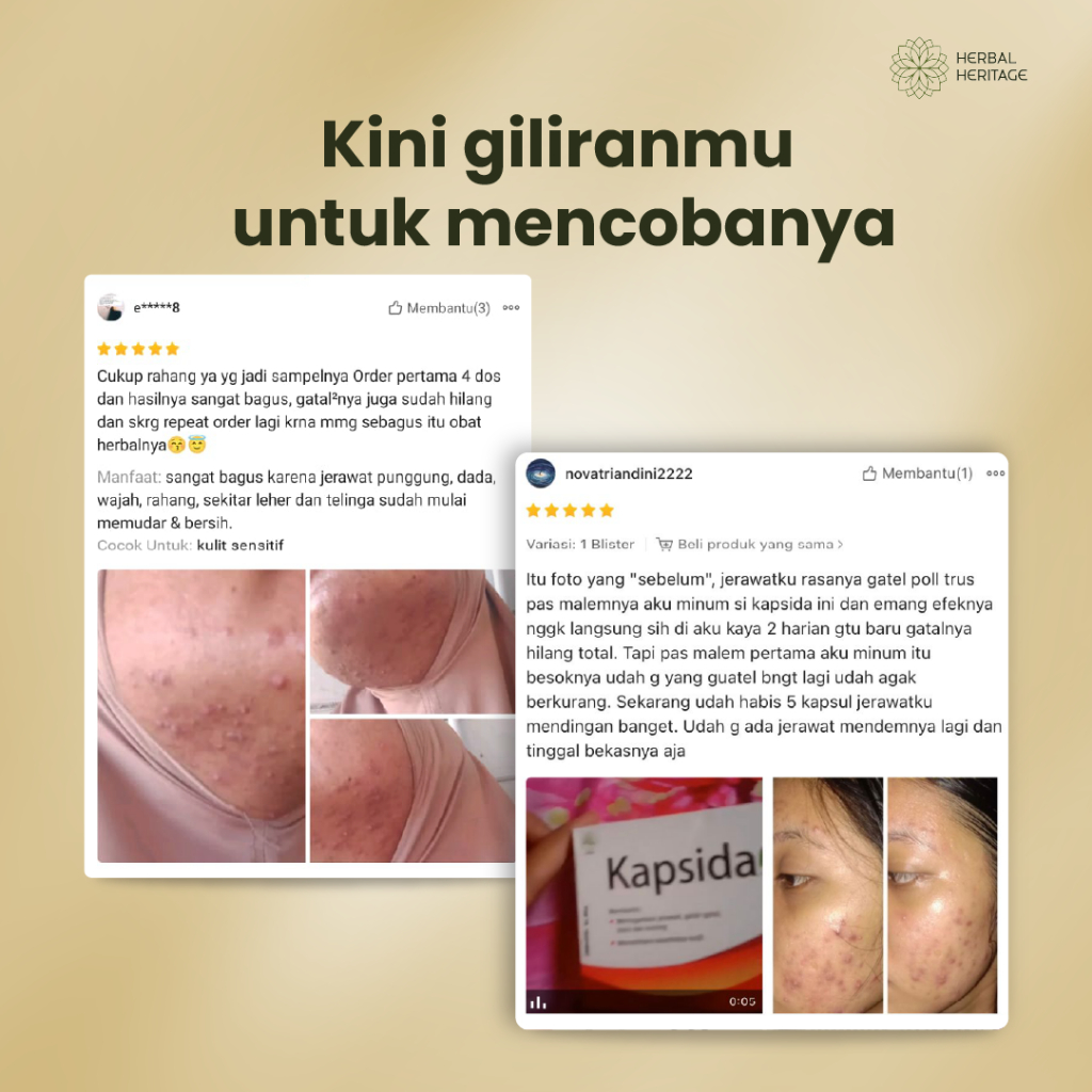 Jual KAPSIDA HS Botol 60 Kapsul Kembang Bulan – Membantu Memelihara ...
