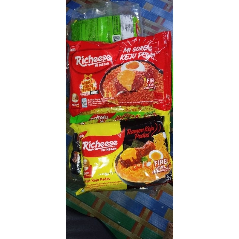 Jual MI NABATI RICHEESE KEJU, SOTO, MIE GORENG PER 1 PCS | Shopee Indonesia
