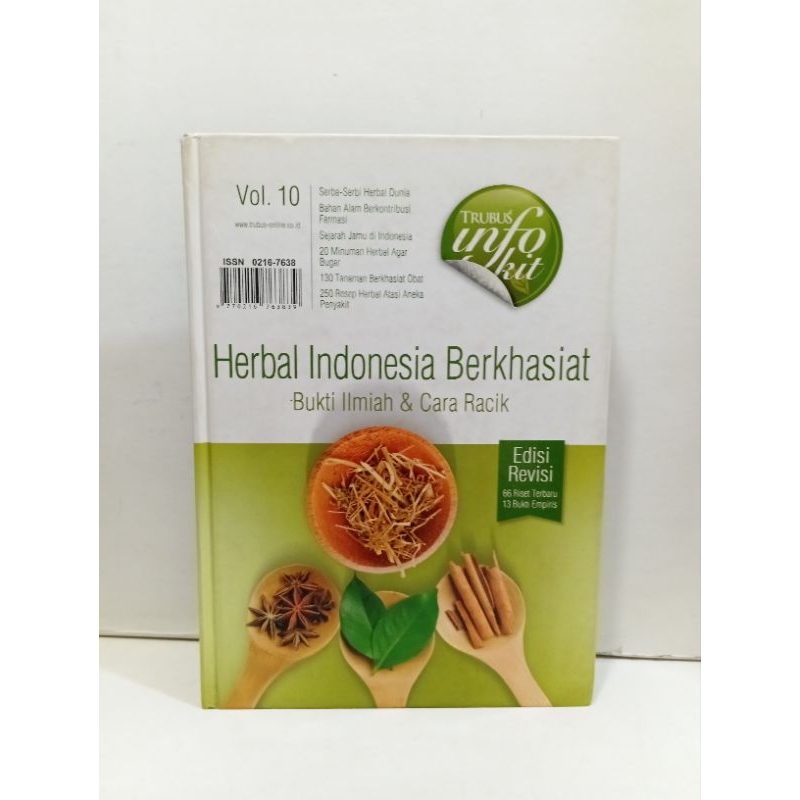 Jual Buku Herbal Indonesia Berkhasiat - Bukti Ilmiah dan Cara Racik ...
