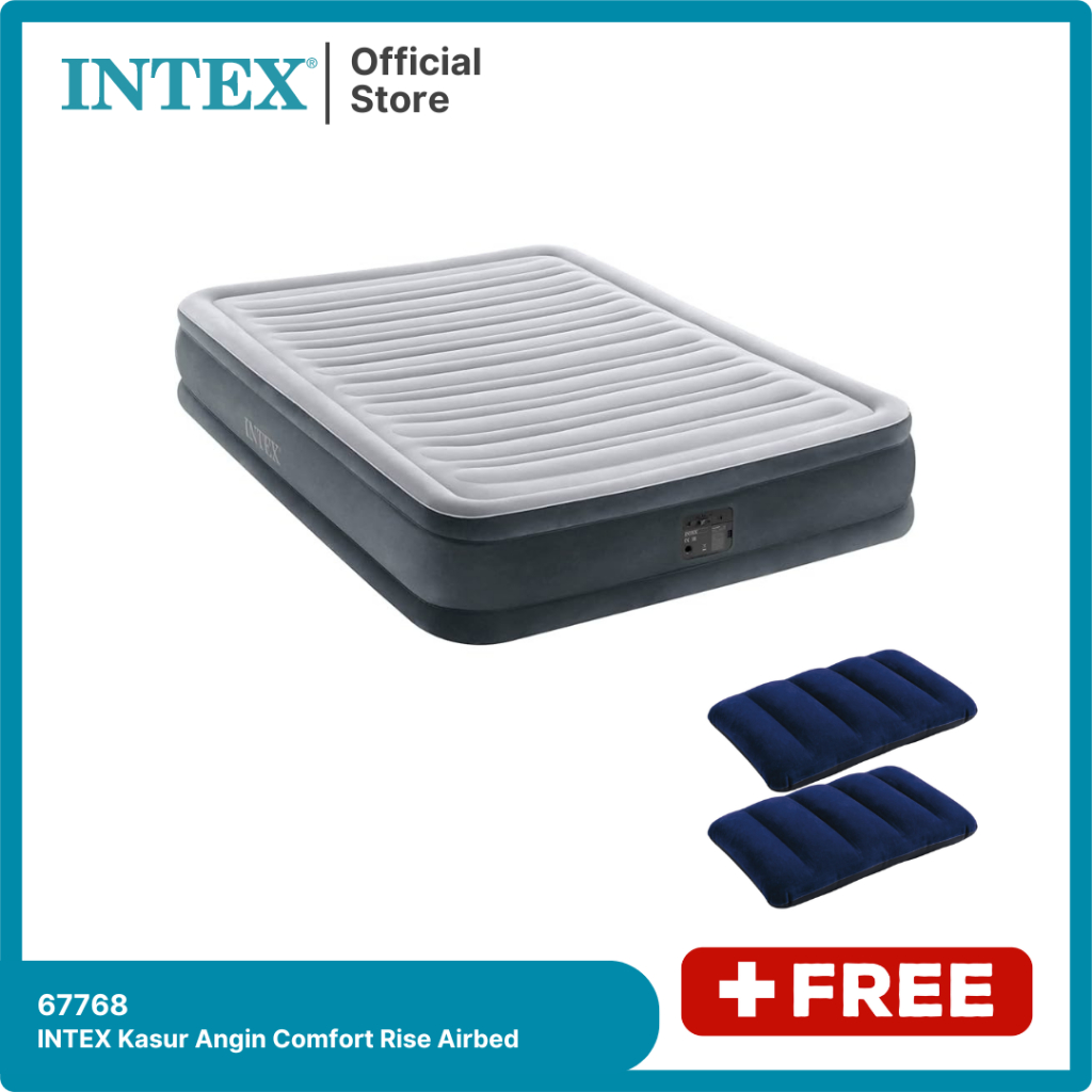 Jual Intex Kasur Angin Full Durabeam Series Mid Rise Airbed 67768 ...