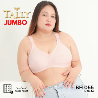 TALLY Sarwendah BH 055 Bra Wanita Tanpa Kawat Tanpa Busa Kait 3 Cup C - D Bra Harian Polos Pakaian Dalam Wanita Nyaman Dipakai