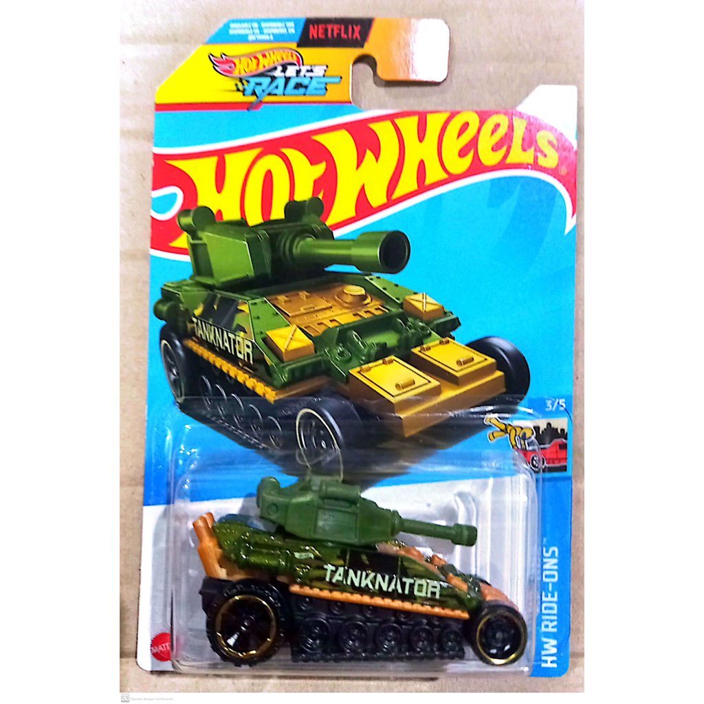 Jual Hot wheels tanknator hijau army 2 tank | Shopee Indonesia