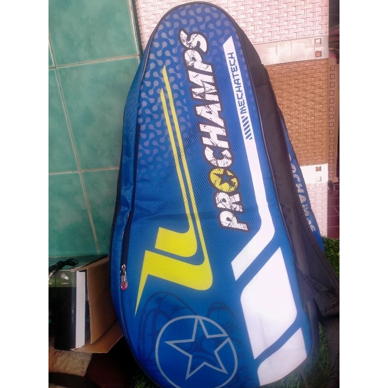 Jual PROCHAMPS 2R THERMO PART 2 TAS BADMINTON ORIGINAL | Shopee Indonesia