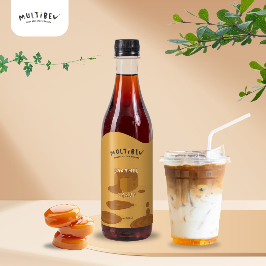 Jual MultiBev Caramel Syrup Bottle 500ml - Sirup Minuman Rasa Karamel ...