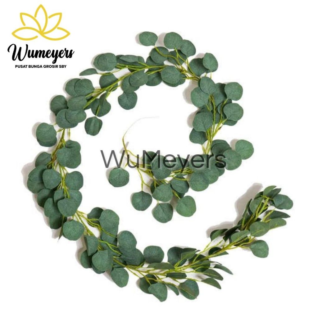 Jual WM DAUN RAMBAT JUNTAI BAYAM WILLOW ARTIFICIAL - EUCALYPTUS GARLAND ...