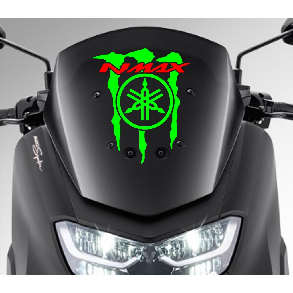 Jual stiker visor yamaha nmax monster | Shopee Indonesia