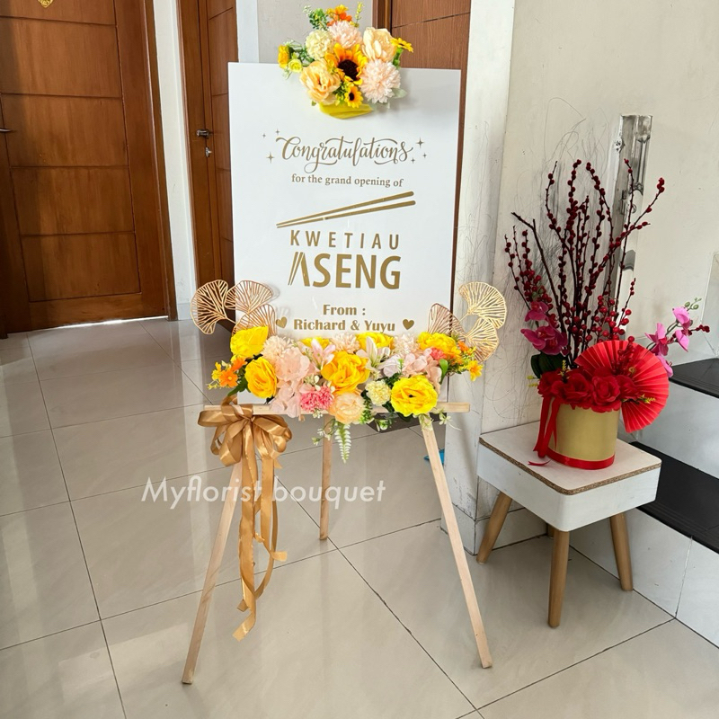 Jual [Ready] STANDING FLOWER 1.3 METER CONGRATULATION | BUNGA GRAND ...