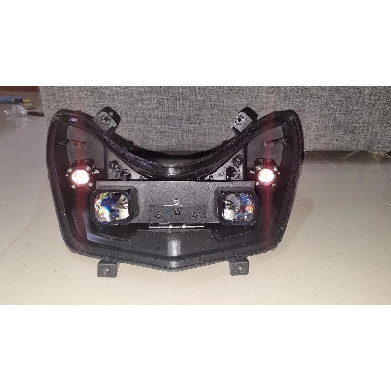 Jual BRACKET BILED MATRIX NMAX NEW DOUBLE BRAKET LAMPU BILED MATRIX 1.5 ...