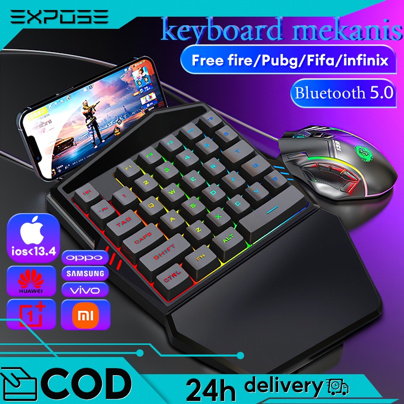 Jual Mobile Controller For Pc Gaming Keyboard And Mouse Bluetooth ...