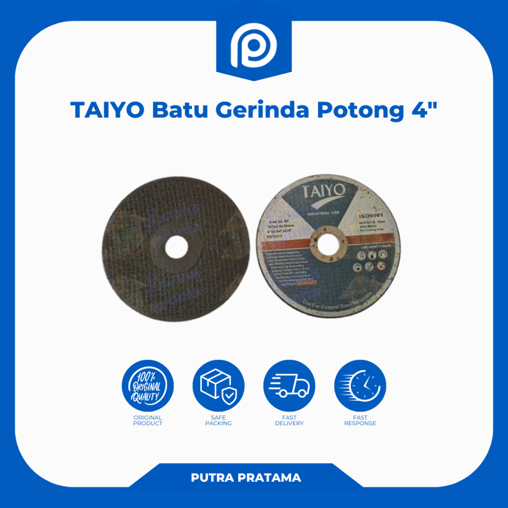 Jual TAIYO Batu Gerinda Potong 4 inch | Batu Potong | Cutting Wheel ...