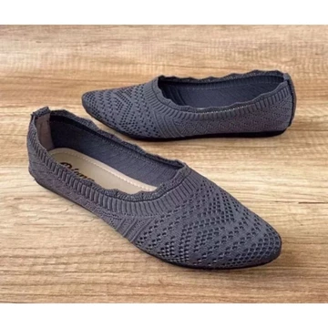 Sepatu Balet Wanita Rajut Import Korea Flatshoes Rajut Import Korea