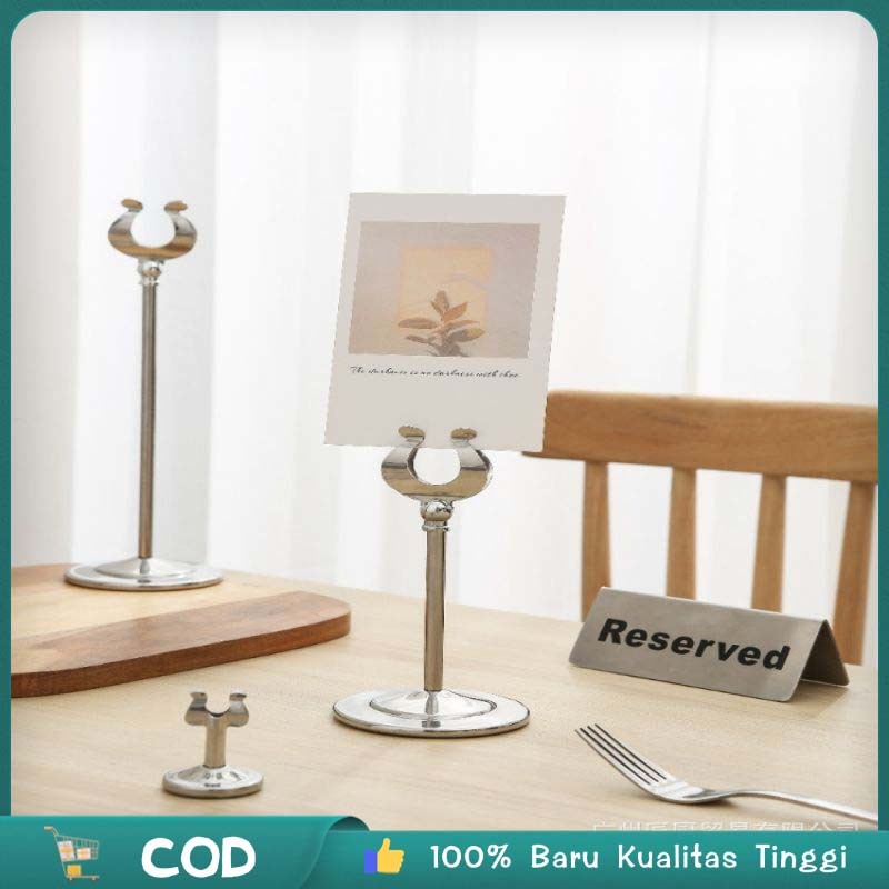 Jual Table Number Menu Stand Menu Meja Makanan Minuman Stand Menu Meja ...