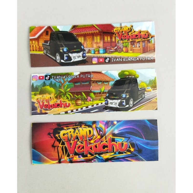Jual Stiker paket Gran vikachu anti air ori | Shopee Indonesia