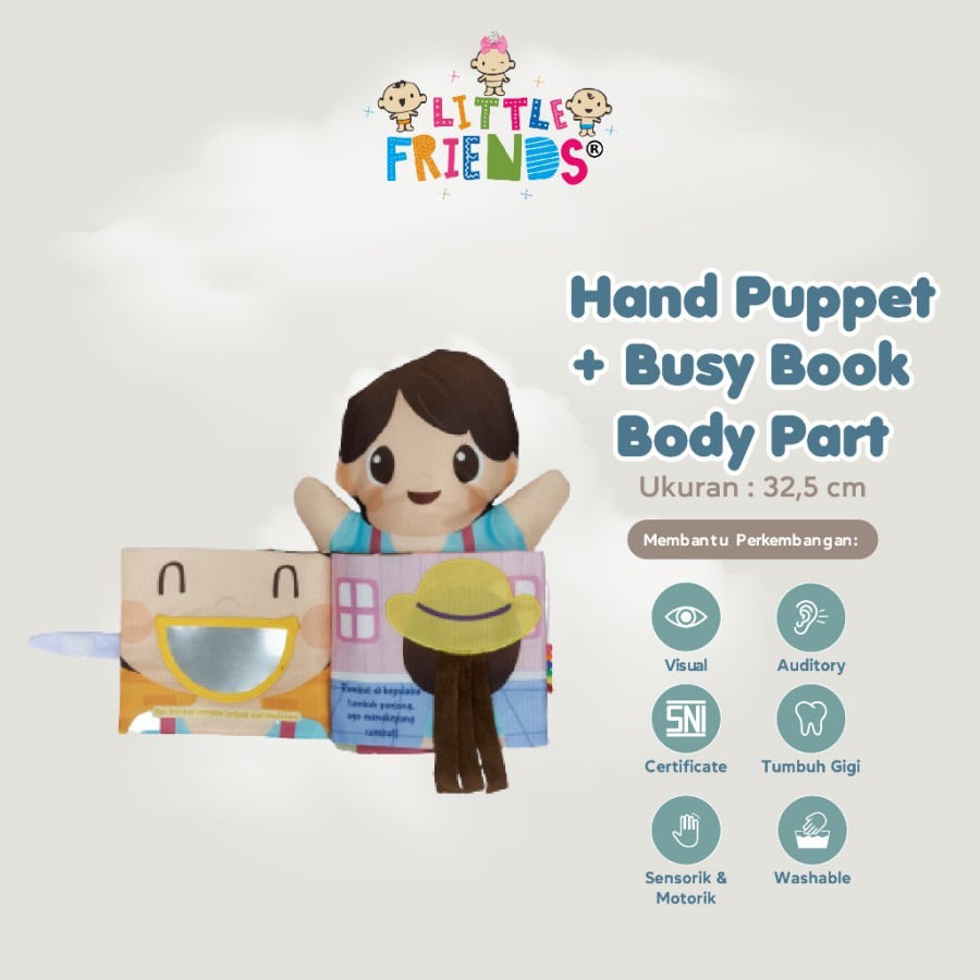 Jual Little Friends Hand Puppet + Busy Book | Shopee Indonesia