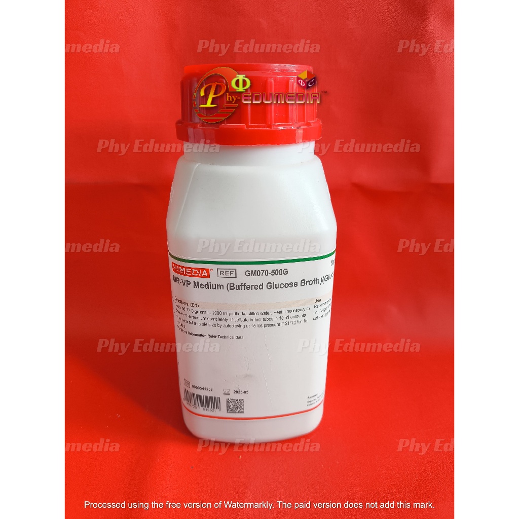 Jual MRVP Medium / MR-VP Medium (Buffered Glucose Broth) Himedia Per ...