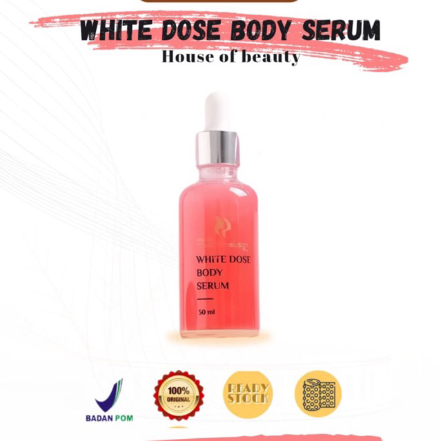 Jual HOUSE OF BEAUTY WHITE DOSE BODY SERUM 50ML Shopee Indonesia