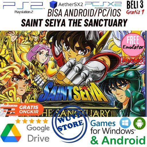 Jual PS 2 Saint Seiya The Sanctuary | Bisa di PC / Android / IOS Plus ...