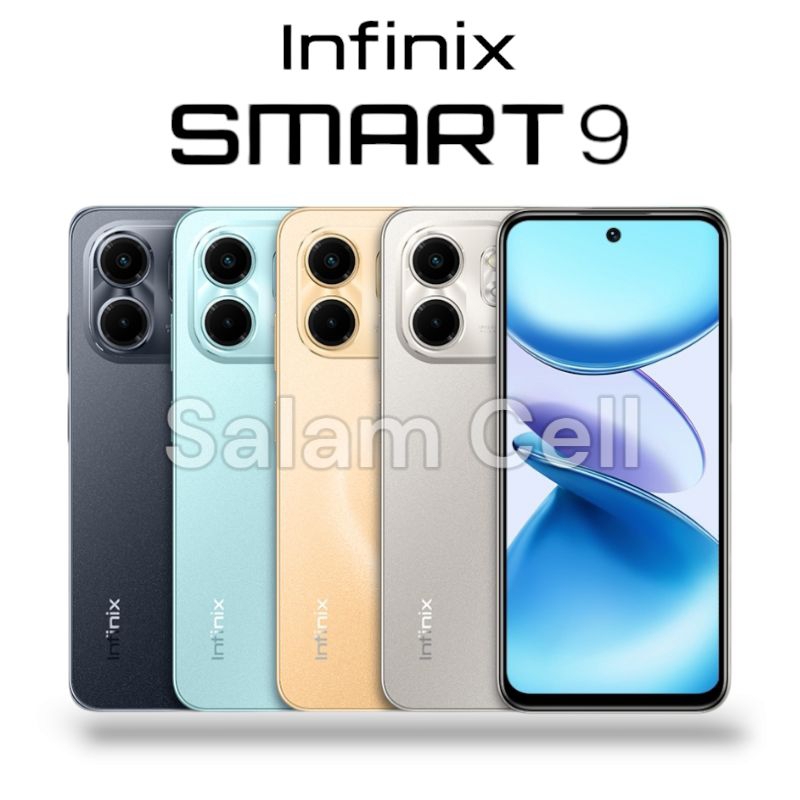 Jual Infinix Smart 9 Ram 4+4/128GB 6.7 inch 120Hz Punch Hole Display ...