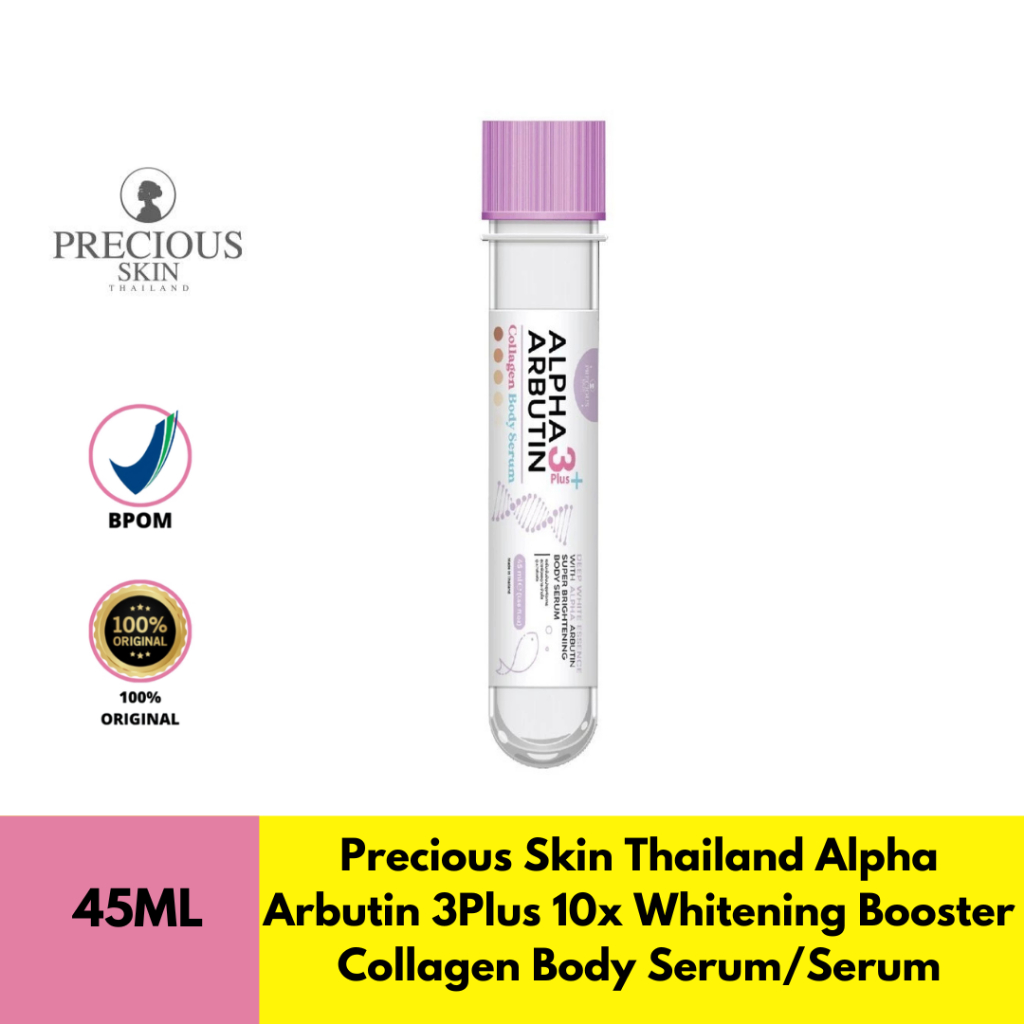 Alpha Arbutine Precious Skin Whitening Plus – Poudre éclaircissante Visage (Thaïlande)