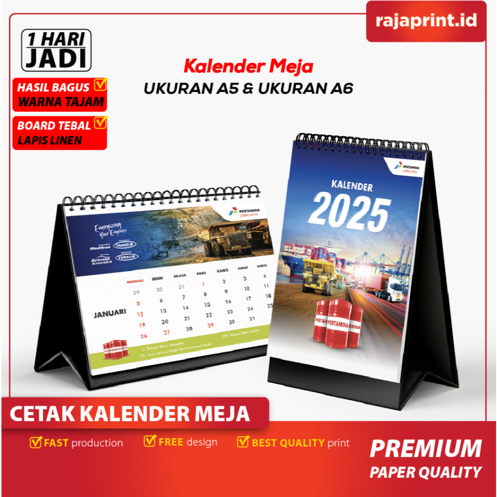 Jual Cetak Kalender Meja Custom | Print Kalender Custom Design - AC 260 ...