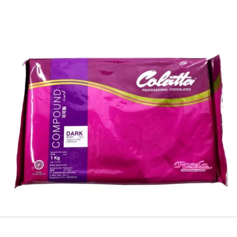 Jual Colatta Dark Compound 1kg / Colatta Coklat Batang Dark 1kg ...