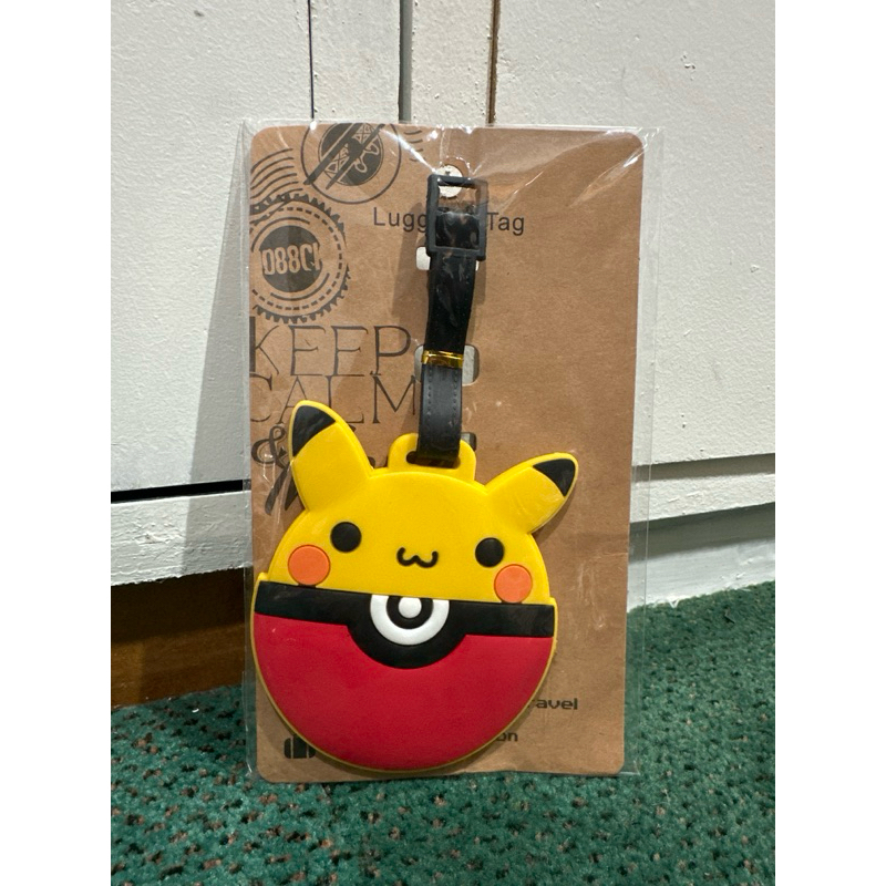 Jual luggage tag / gantungan nama tas koper pokemon ball pikachu ...