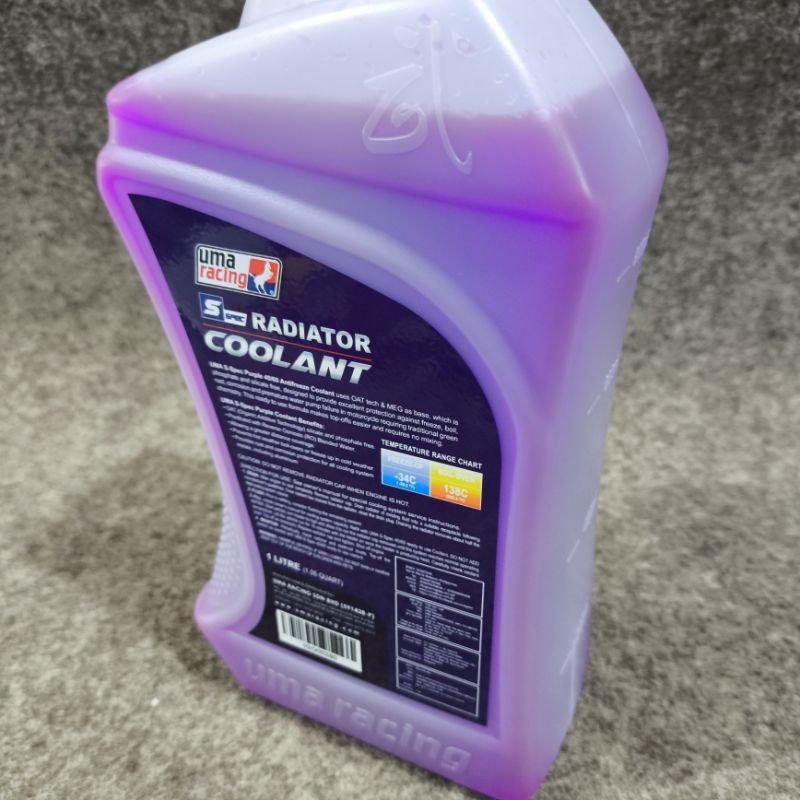 Jual AIR RADIATOR UMA RACING COOLANT 1 LITER UNIVERSAL | Shopee Indonesia