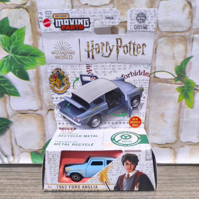 Matchbox 1/64 – Ford Anglia 1962 Harry Potter – Moving Parts 2025 – édition Collector