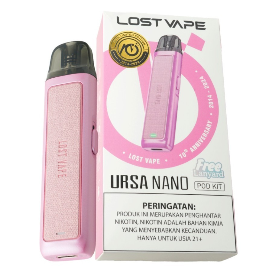 Jual Pod Ursa Nano 10th CHIC PINK Limited Edition 18W 800mAh Kit by ...