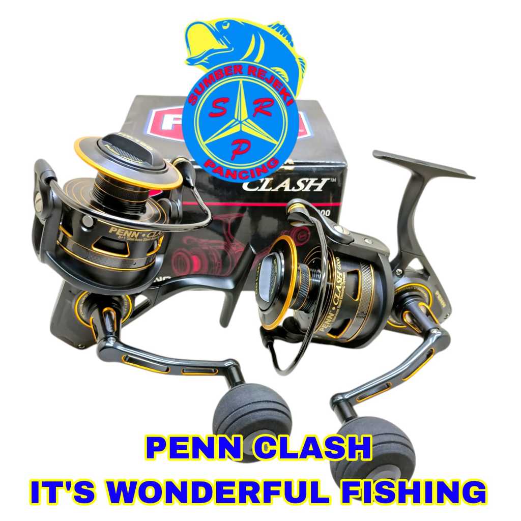 Jual Reel Penn Clash CLA6000 Salt Water | Shopee Indonesia
