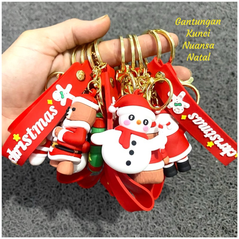 Jual Gantungan Kunci Nuansa Natal Christmas Keychain Aksesoris Natal ...