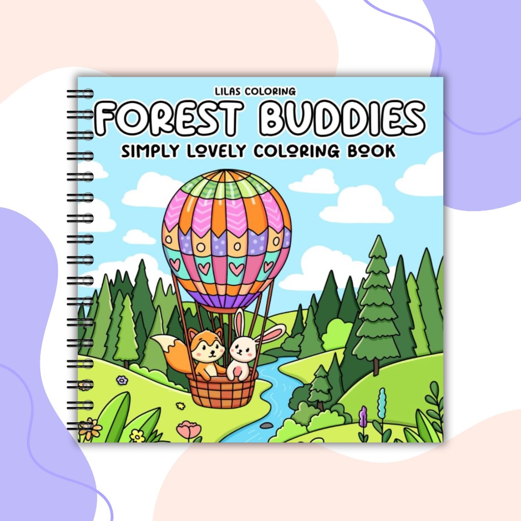 Jual Forest Buddies Coloring Book Buku mewarnai Forest Buddies Antri ...