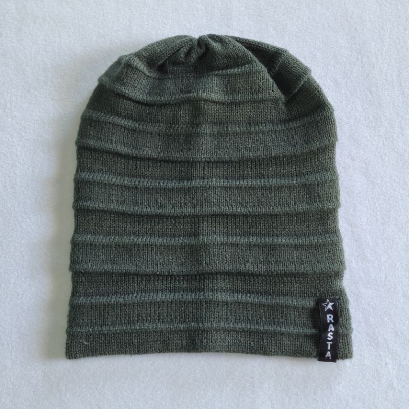 Jual Kupluk Beanie Hat Rajut DEWASA GALON | Shopee Indonesia