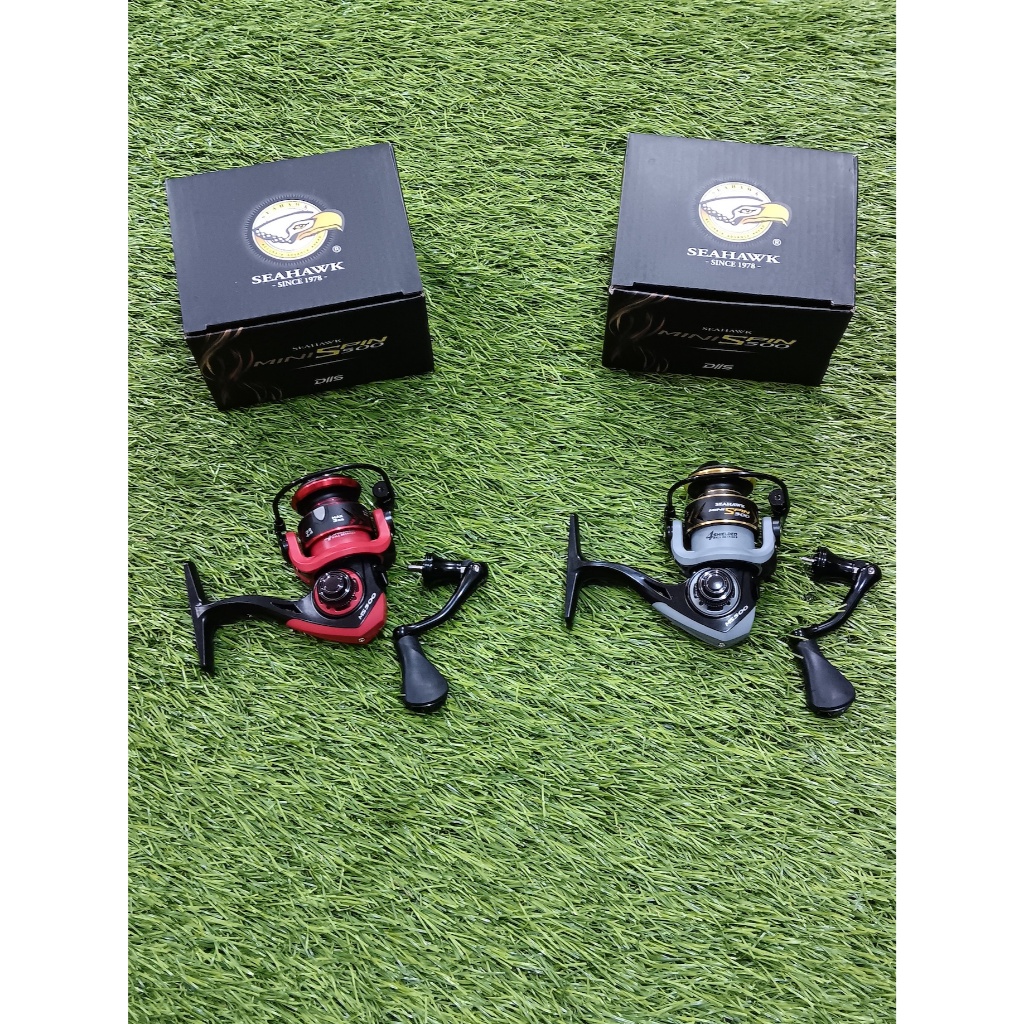 Jual REEL SPINNING SEAHAWK MINI SPIN 500 POWER HANDLE | Shopee Indonesia