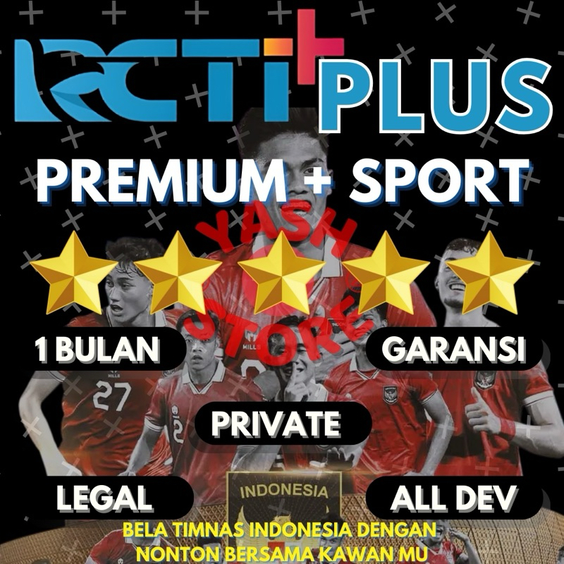 Jual RCTI+ / RCTI PLUS SUPER APP PREMIUM 1 BULAN - NOBAR TIMNAS ...