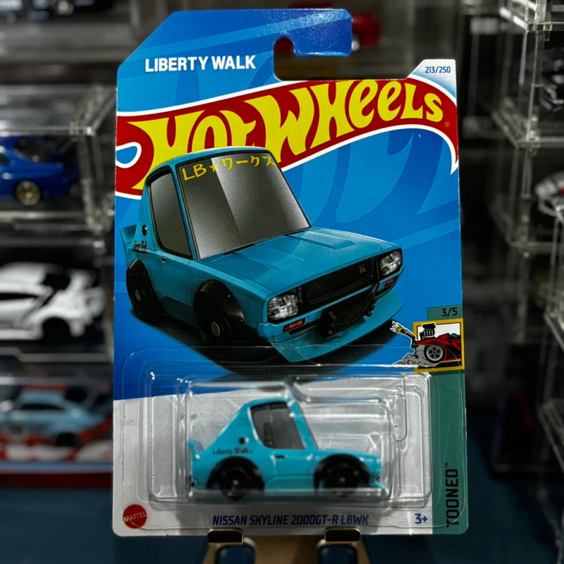 Jual Hot Wheels Nissan Skyline 2000GT-R LBWK - Blue | HW Tooned ...