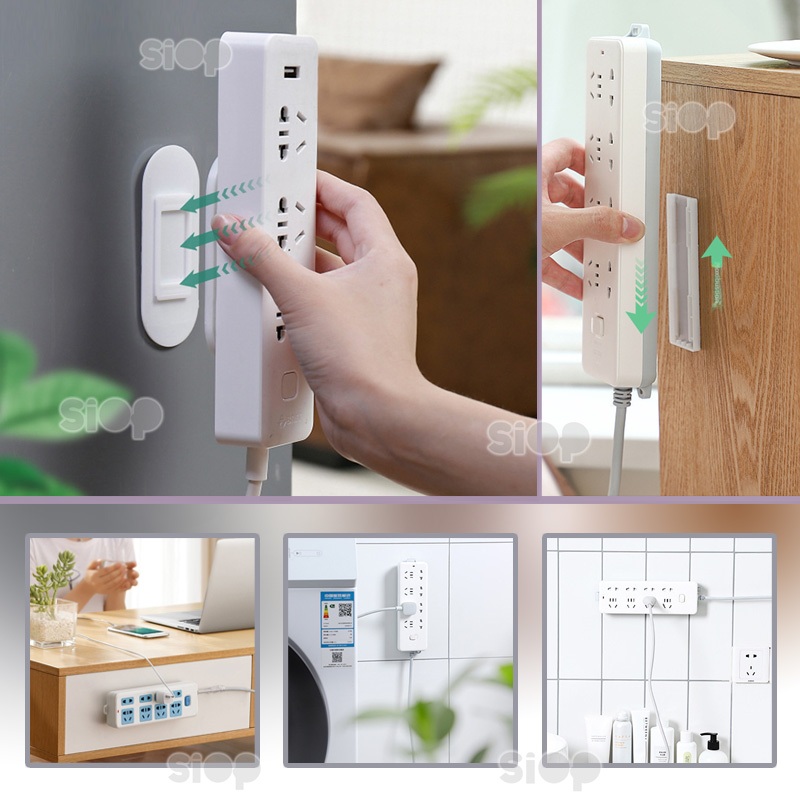 Jual Holder Gantungan Stop Kontak Colokan Socket router wifi organizer ...