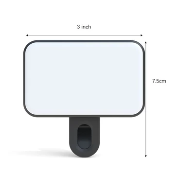 Lampu Jepit Selfie Portable Mini Fill Light Live Streaming Video Call Universal