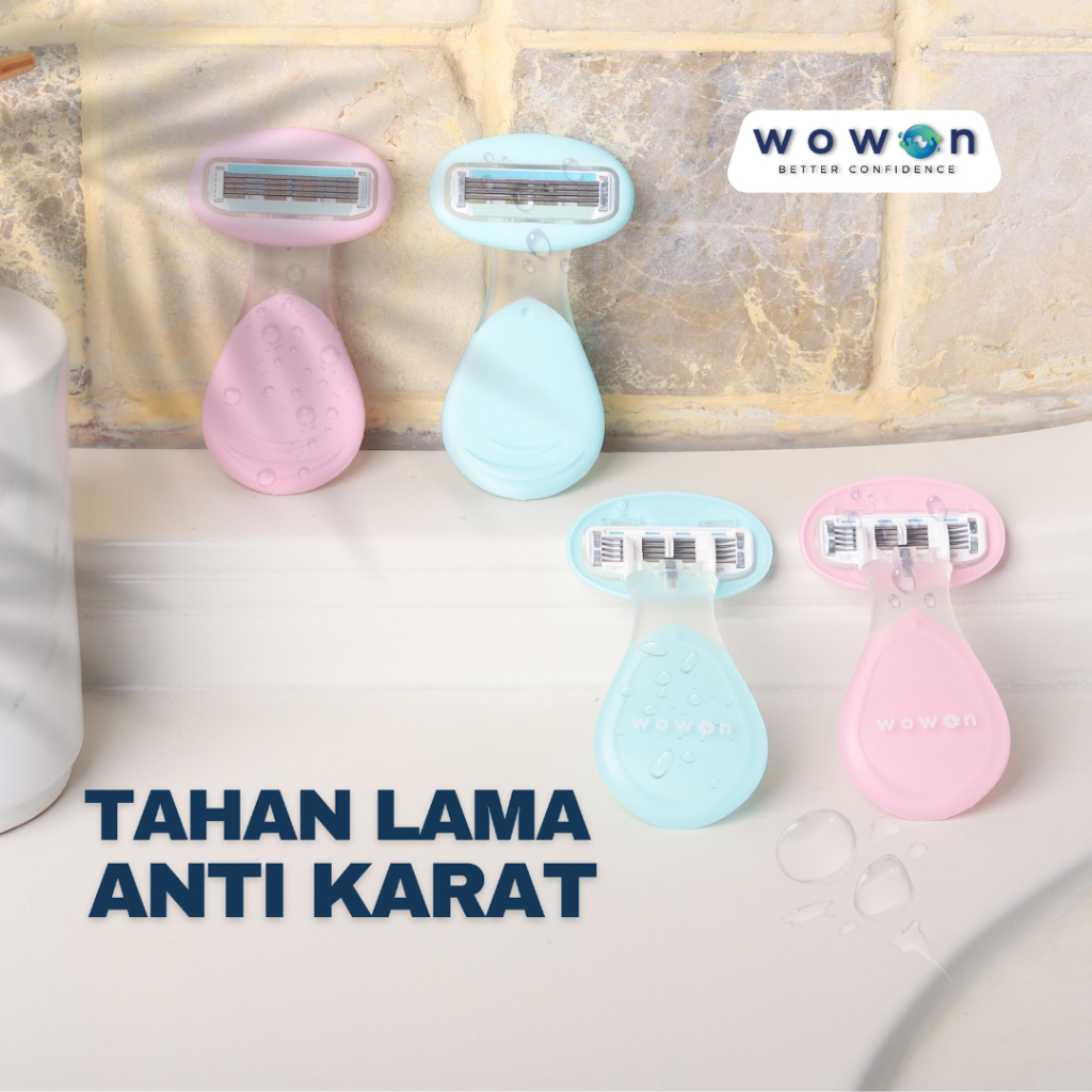 Jual Wowon Alat Cukur Wanita / Pria Smooth Sensitive Razor | Shopee ...