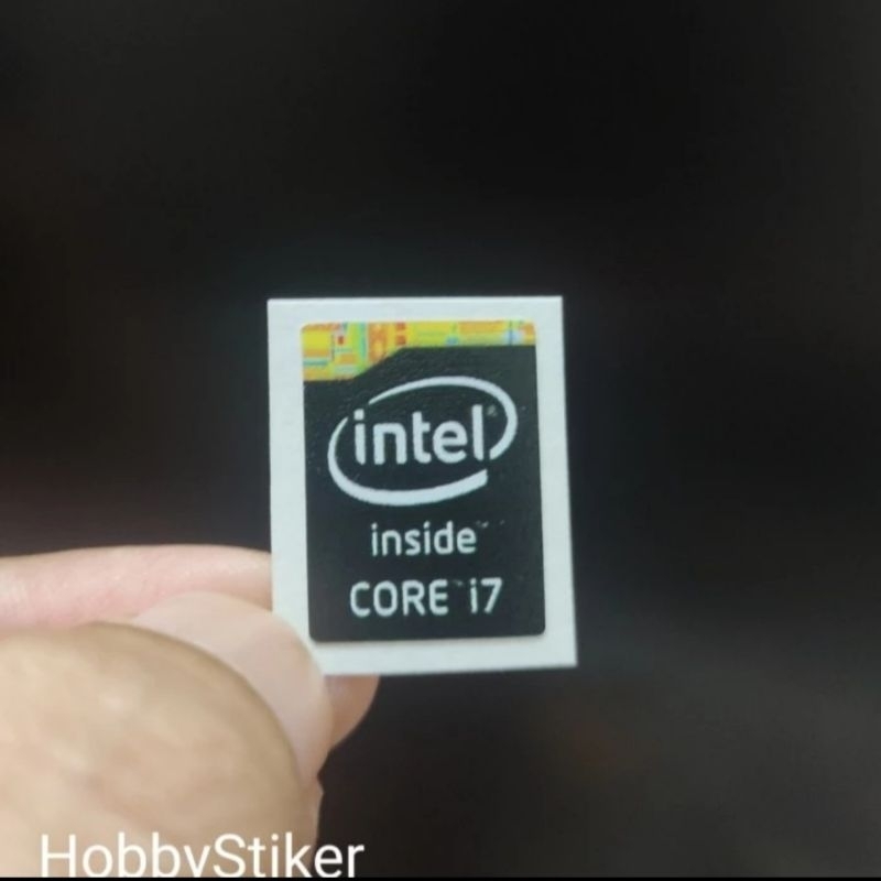 Jual Stiker core i7 black custom untuk pc laptop | Shopee Indonesia