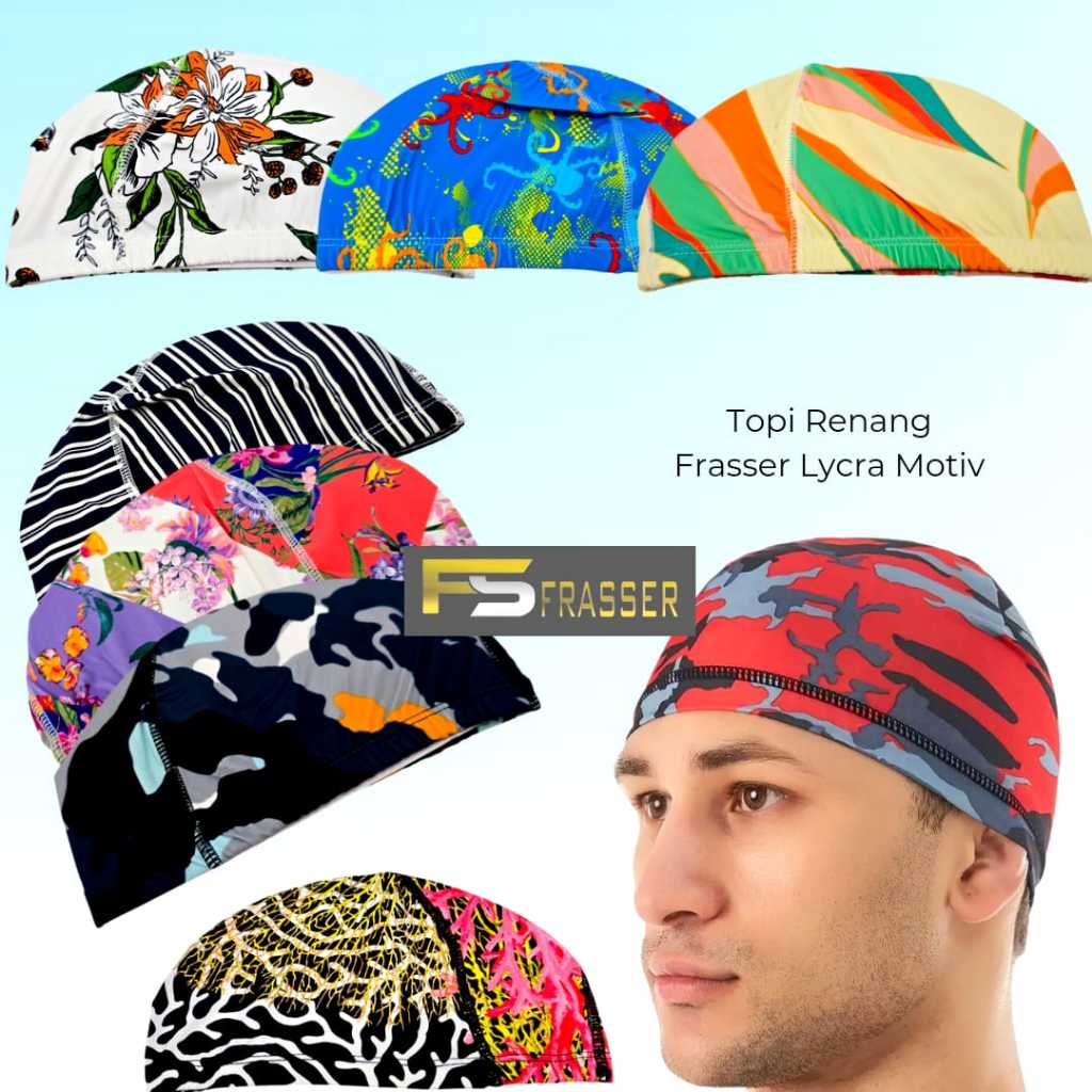 Jual Frasser Topi Renang Dewasa Silicone Lentur Anti Air Pelindung ...