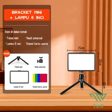 TNW Lampu Foto Lampu LED Video Light Fill Light Tripod Ring Light Lampu Fotografi Live Vlogging