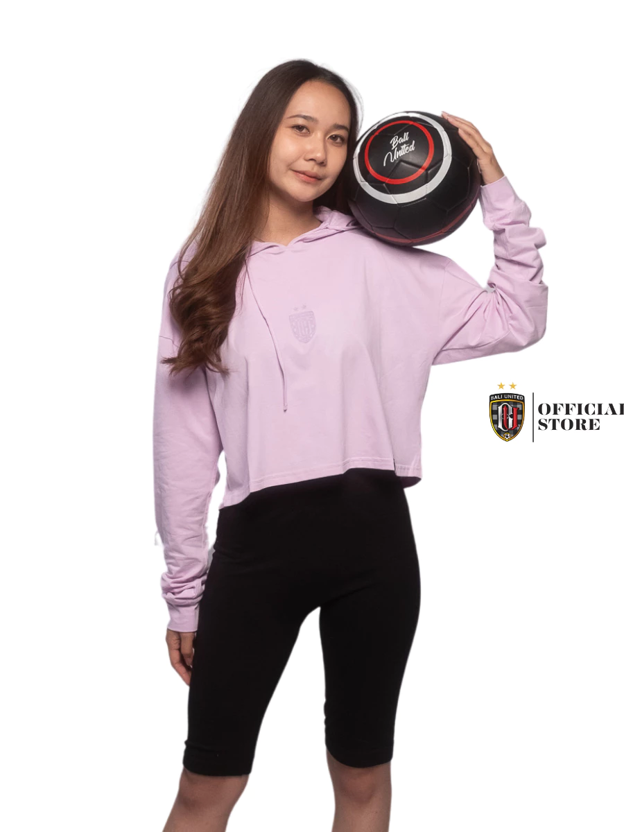  Crop Hoodie Lilac