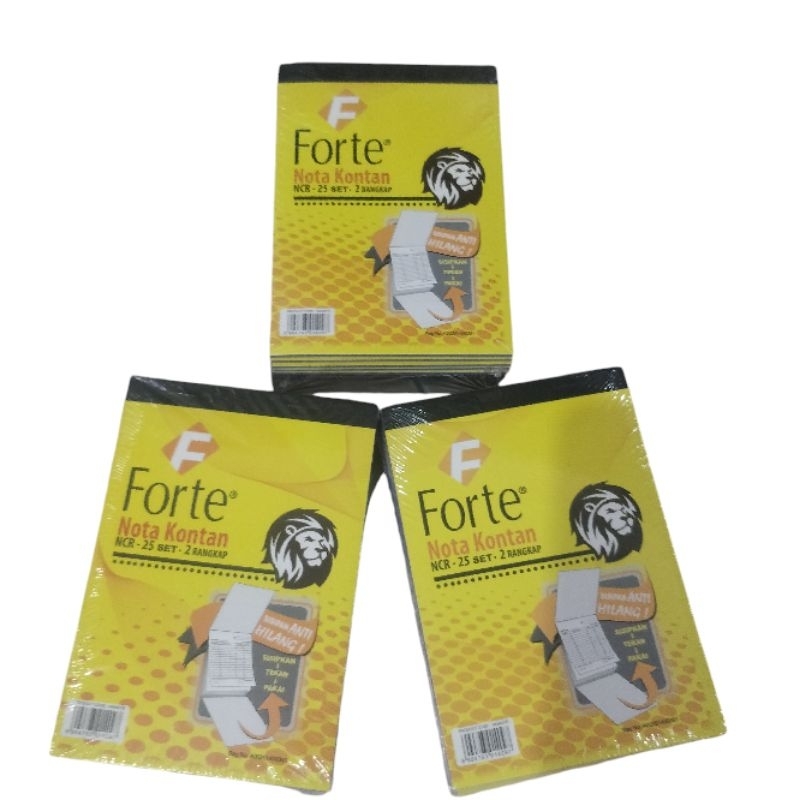 Jual Nota NCR K-2 forte / nota rangkap 2 merk forte | Shopee Indonesia