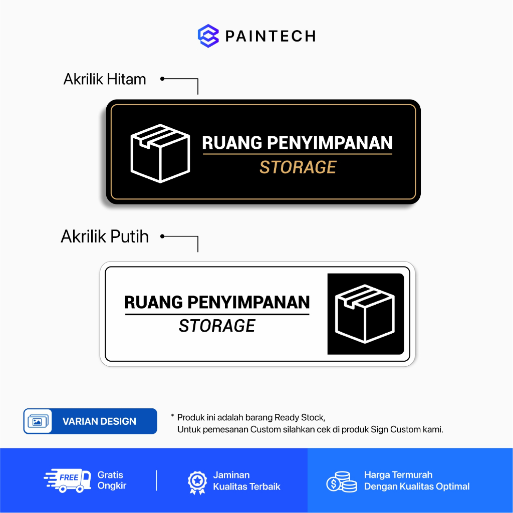 Jual Sign Akrilik Storage Room Tempat Penyimpanan Print UV Signage ...