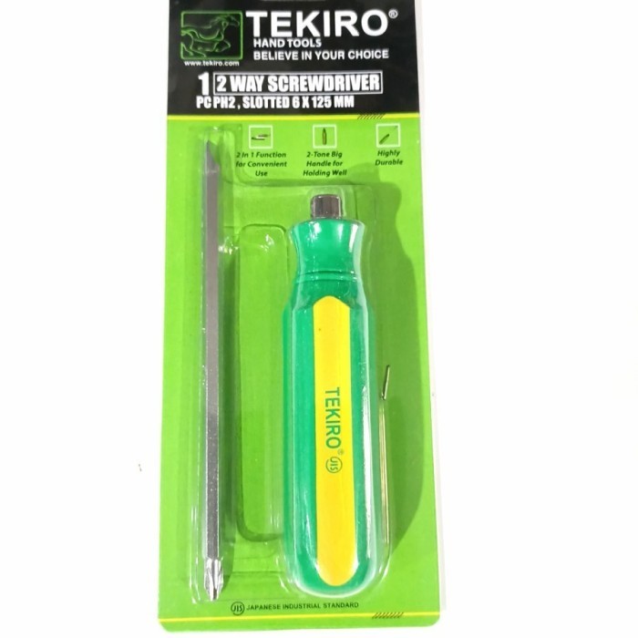 Jual TEKIRO - Obeng Bolak Balik Screwdriver Arah Bolak Balik Japan ...
