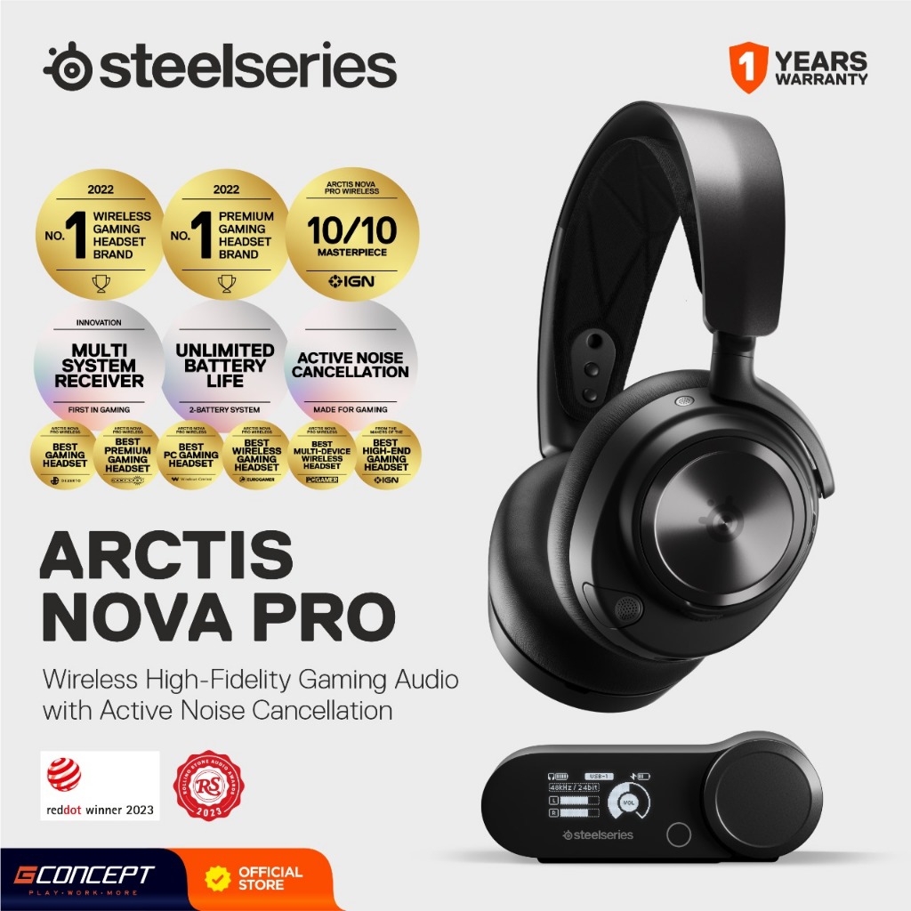 Jual Steelseries Arctis Nova Pro P/ X Wireless Gaming Headset GameDAC ...