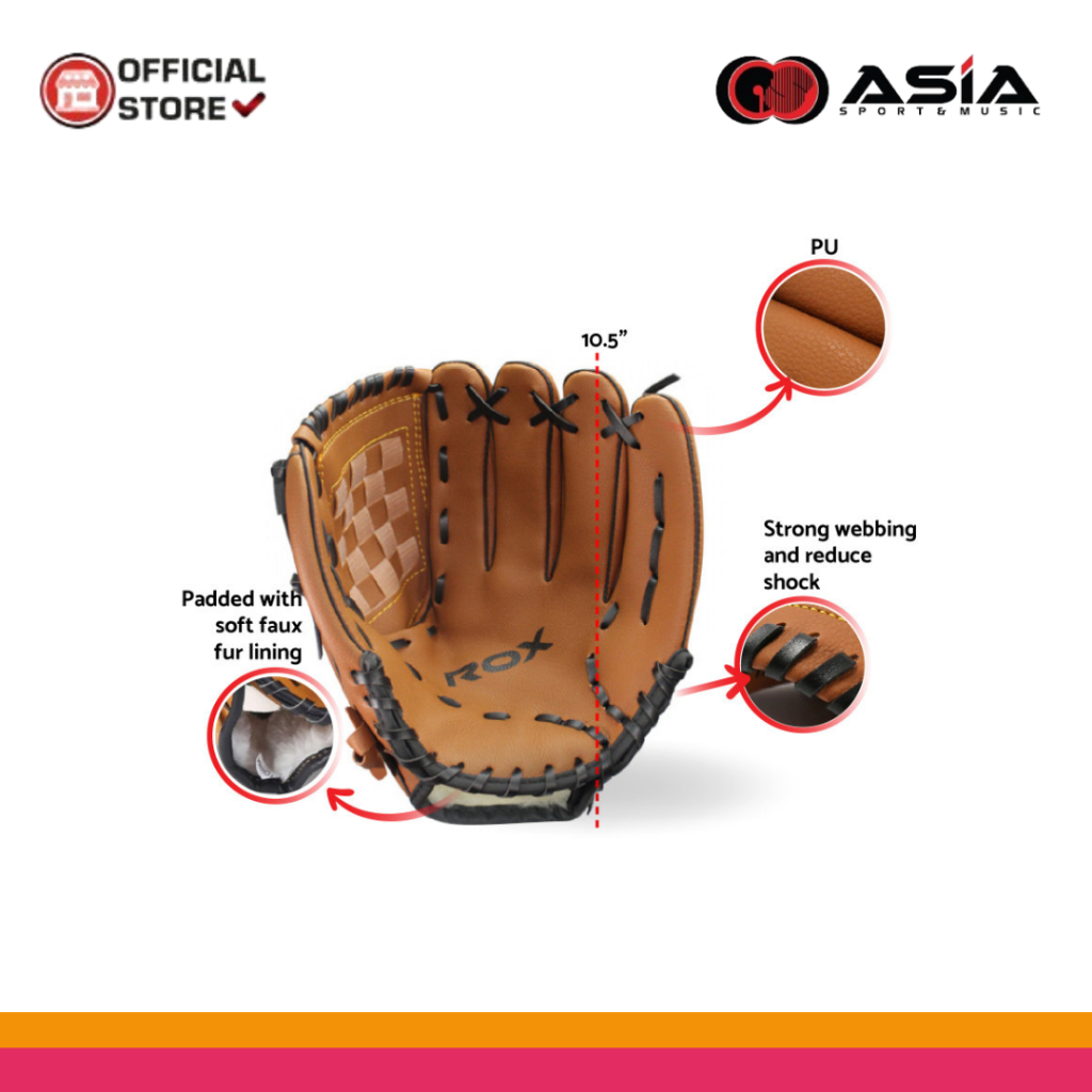 Jual glove baseball online