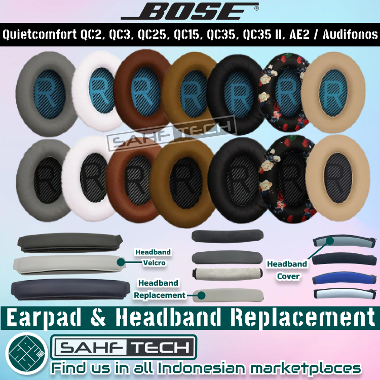 Jual Busa Earpad Quietcomfort QC15 / QC25 / QC35 / QC35 II / QC45 / AE2 ...